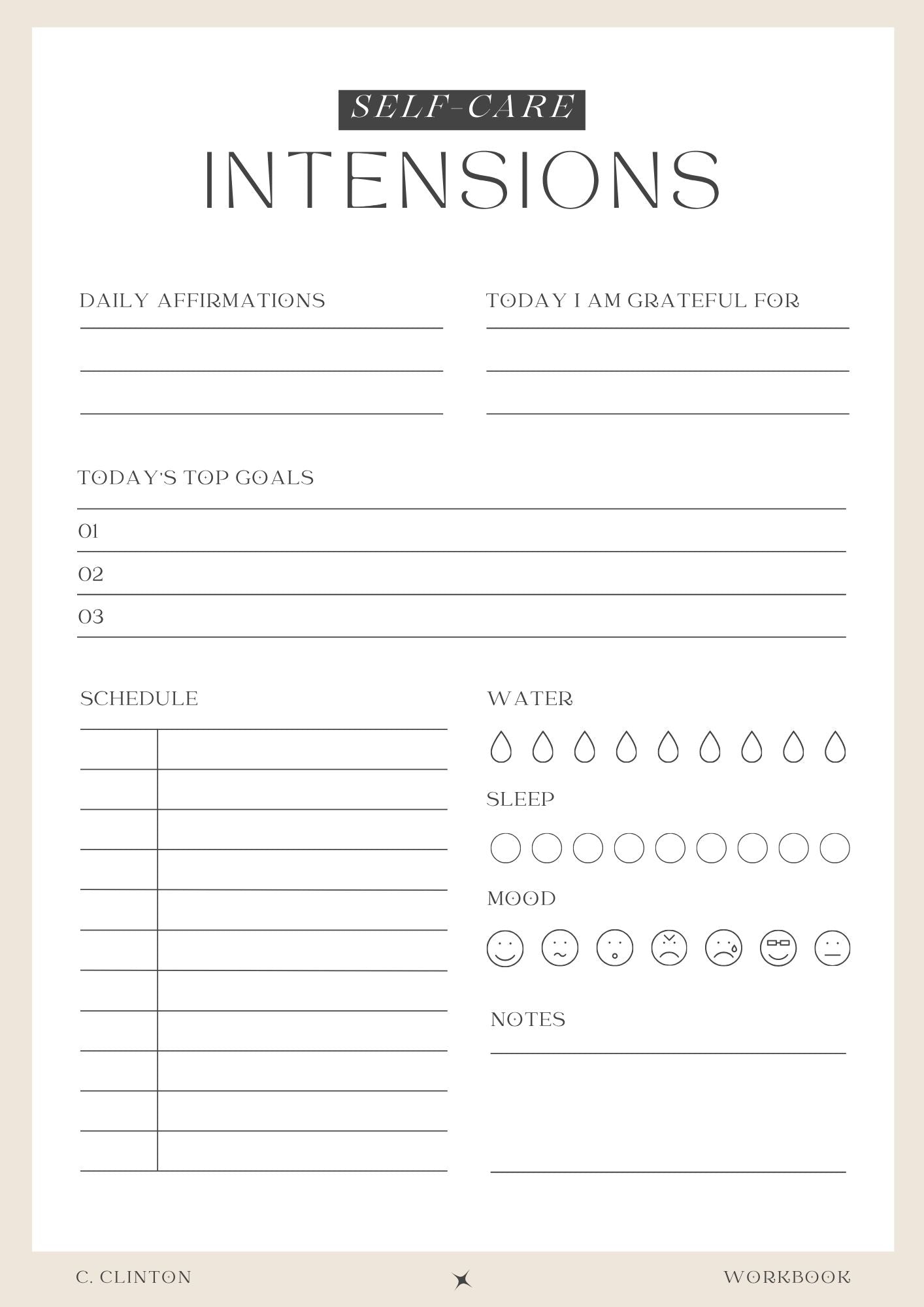 Self Care Workbook