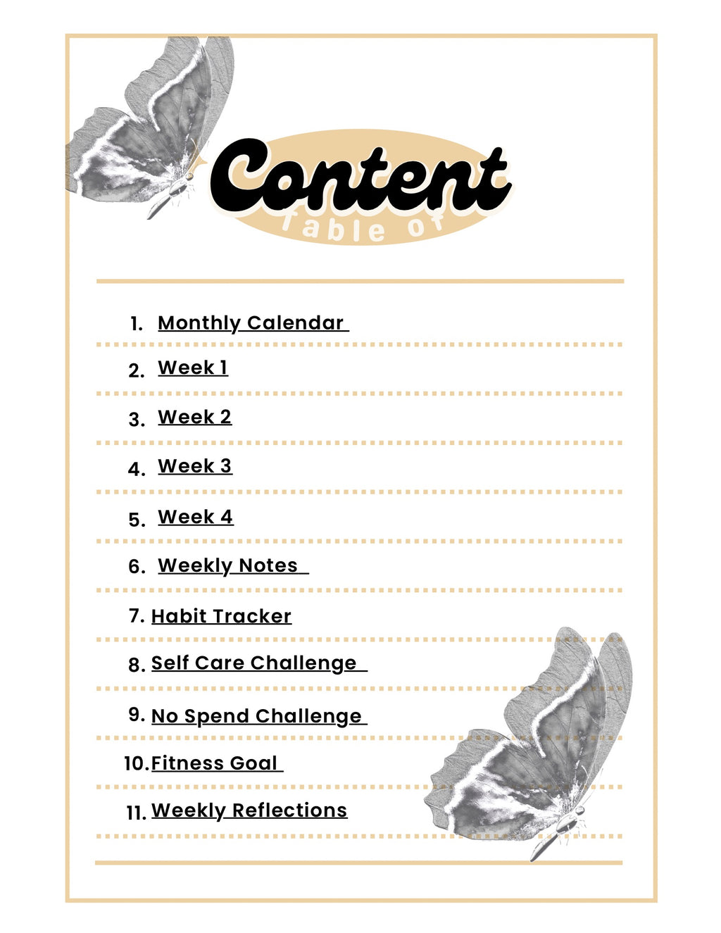 Daily Planner for Self-Discovery & Growth (Digital Download)