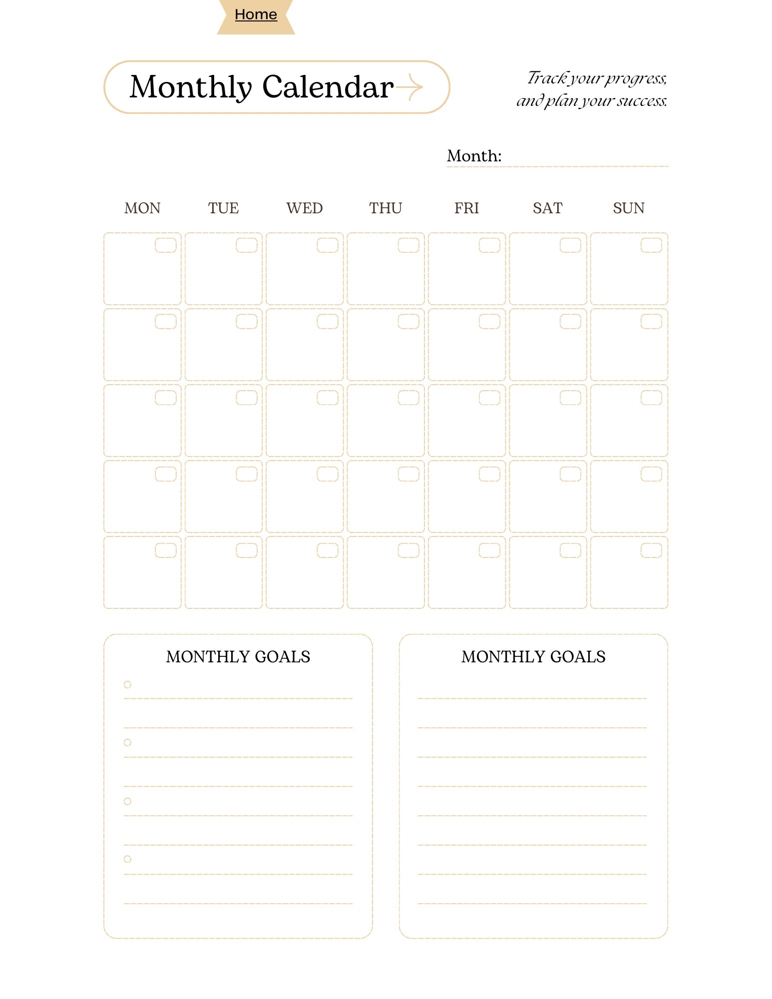 Daily Planner for Self-Discovery & Growth (Digital Download)